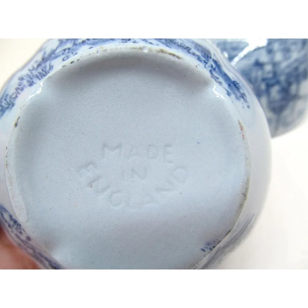 Johnson Brothers Tulip Time Blue Set Of 2 Cups No Saucers VGC